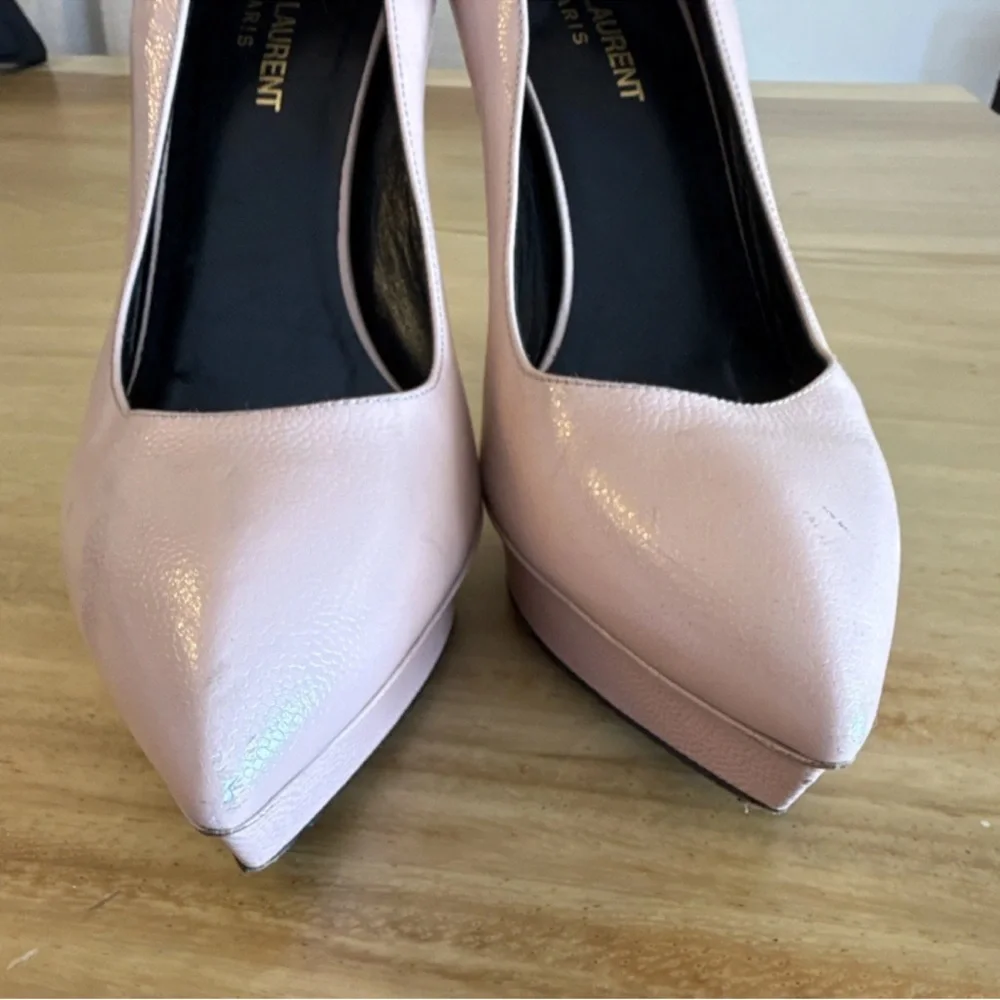 Saint Laurent Blush Pink Heels - Picture 5 of 8